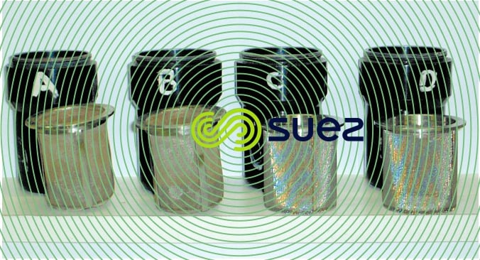 Godets pleins - godets filtrants