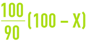 Formule : calcul de la friabilité