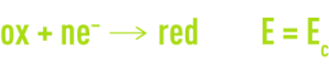 Formule : réaction de réduction
