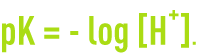 Formule : application de la loi action de masse eau pH - solution aqueuse