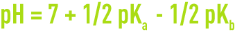 Formule : pH solution d'un sel d'acide fort et base faible