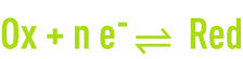 Formule : Oxydoréduction -  couple redox Ox/Red