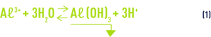 Formule : sels d'aluminium - ajout ion Aℓ3+ dans l'eau