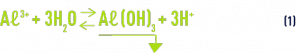 Formule : sels d'aluminium - ajout ion Aℓ3+ dans l'eau