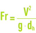 Formule : Structure des décanteurs nombre de Froude