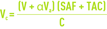 Formule : calcul chaîne de déminéralisation - échangeur fortement basique
