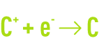 Formule : Electrolyse - cathode réduction avec capture d'électrons