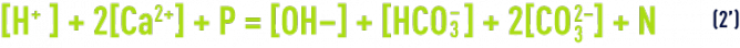 Formule : pHS - les équilibres et constantes thermodynamiques - neutralité électrique bis