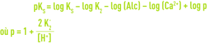 Formule : pHS - Méthode de Hallopeau et Dubin