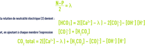 Formule : pHS - Méthode de Legrand et Poirier
