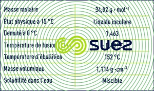 Propriétés peroxyde hydrogène