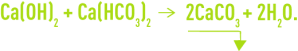 Formule : décarbonatation à la chaux