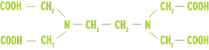 Formule : EDTA et ses sels de sodium