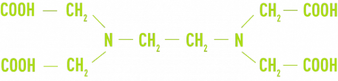 Formule : EDTA et ses sels de sodium