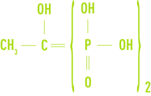Formule :  HEDP, acide hydroxyéthane diphosphonique