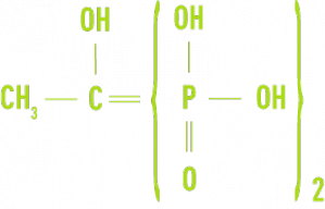 Formule :  HEDP, acide hydroxyéthane diphosphonique