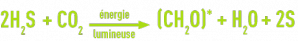 Formule : Formation de soufre élémentaire