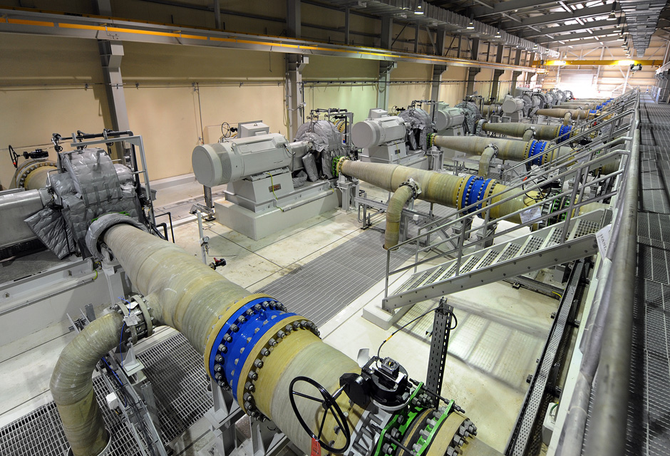 usine dessalement osmose inverse Al Dur - turbine Pelton