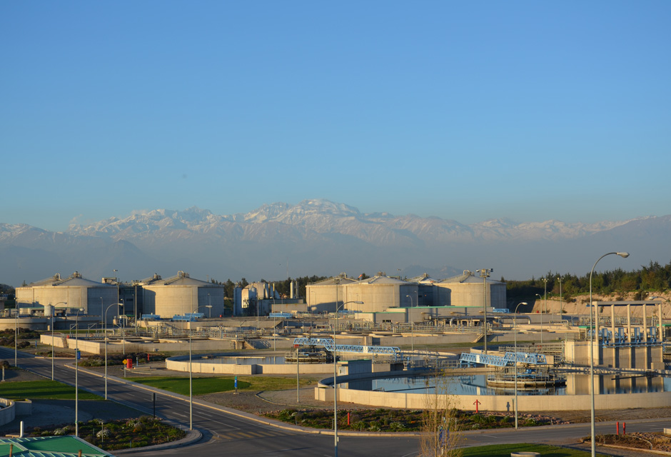 La Farfana usine de traitement des eaux usées