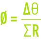 formule : Notions d’échange de chaleur - chute totale de température
