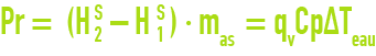 formule : réfrigérants - refroidisseur Pr