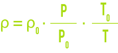 Formule : Débit des orifices et ajutages - pression absolue