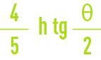formule : Déversoir triangulaire en mince paroi - débit