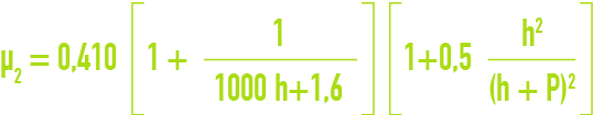 Formule : déversoirs - formule la Société des Ingénieurs et Architectes Suisses
