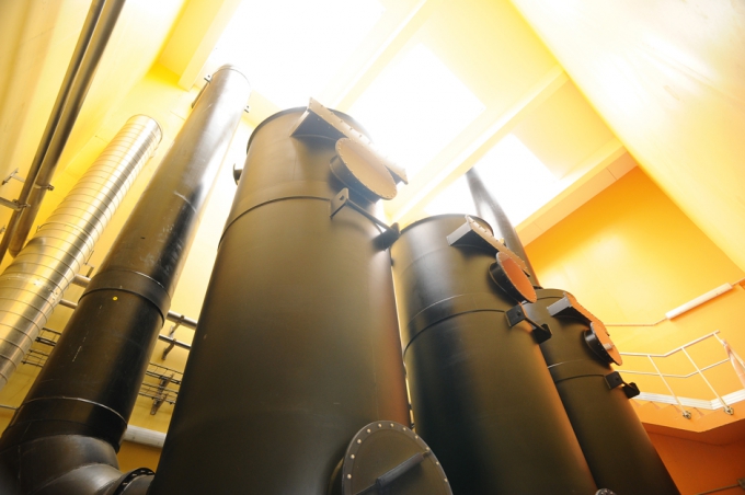 Station de traitement des eaux usées - Tour de désodorisation