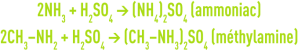 formule : la désodorisation - lavage à l’acide sulfurique 