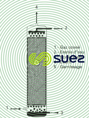 réacteurs d'ozonation colonne à garnissage