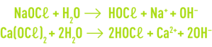Formule : sources clhlore - ions hydroxydes