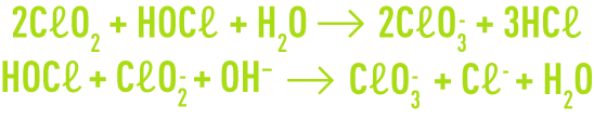 formule : préparation - formation de l’ion chlorate en milieu neutre