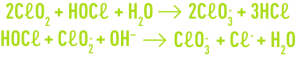 formule : préparation - formation de l’ion chlorate en milieu neutre