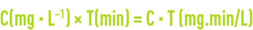 Formule : Conditions d'application des différents réactifs utilisés - facteur C · T