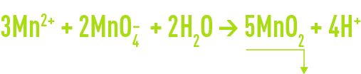 formule : préoxydation par le permanganate de potassium
