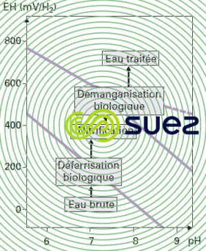 traitement eau Fe2+NH4+ Mn2+