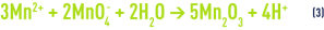 Formule : Oxydation par MnO2 -bilan global des réactions