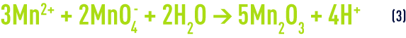 Formule : Oxydation par MnO2 -bilan global des réactions