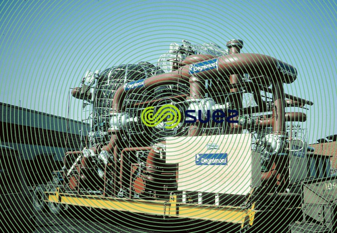 Centrale électrique Alberta -  Poste déminéralisation condensat skid carboxylique-sulfonique