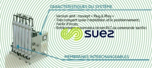 Un système de traitement de l’eau par des modules d’ultrafiltration in/out pressurisées  -Ultrazur Smartrack schema
